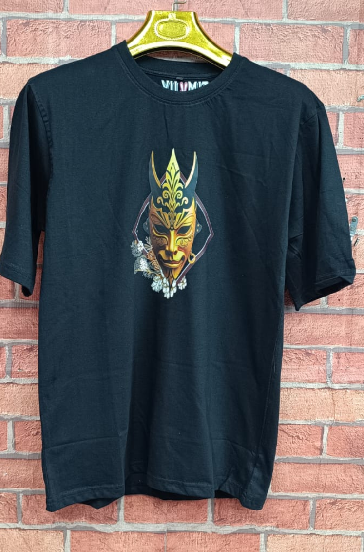 Tribal Warrior Mask Unisex T-Shirt – Premium Artistic Graphic Tee